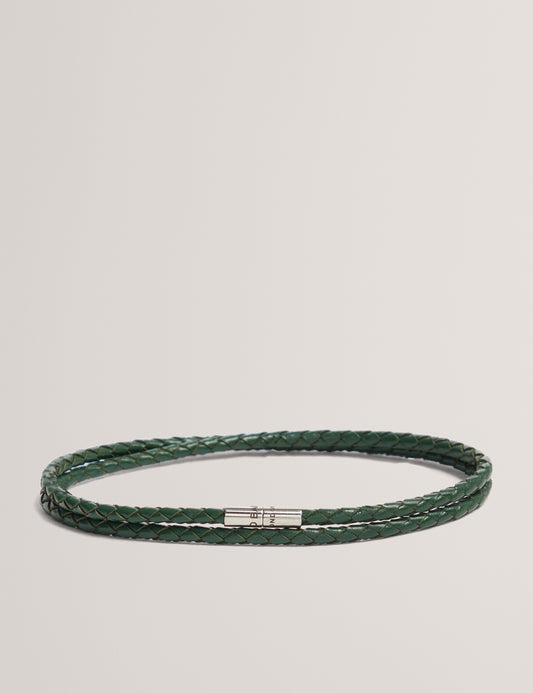 PPOUND: Woven Leather Bracelet