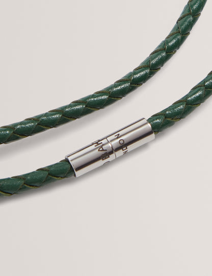 PPOUND: Woven Leather Bracelet