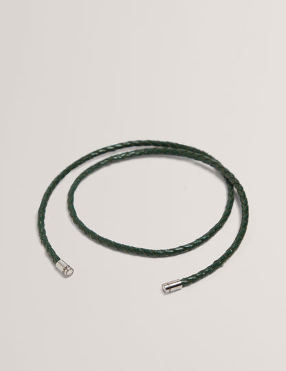 PPOUND: Woven Leather Bracelet