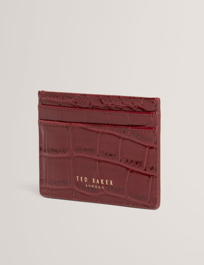 VARENYA: Croc Effect Card Holder