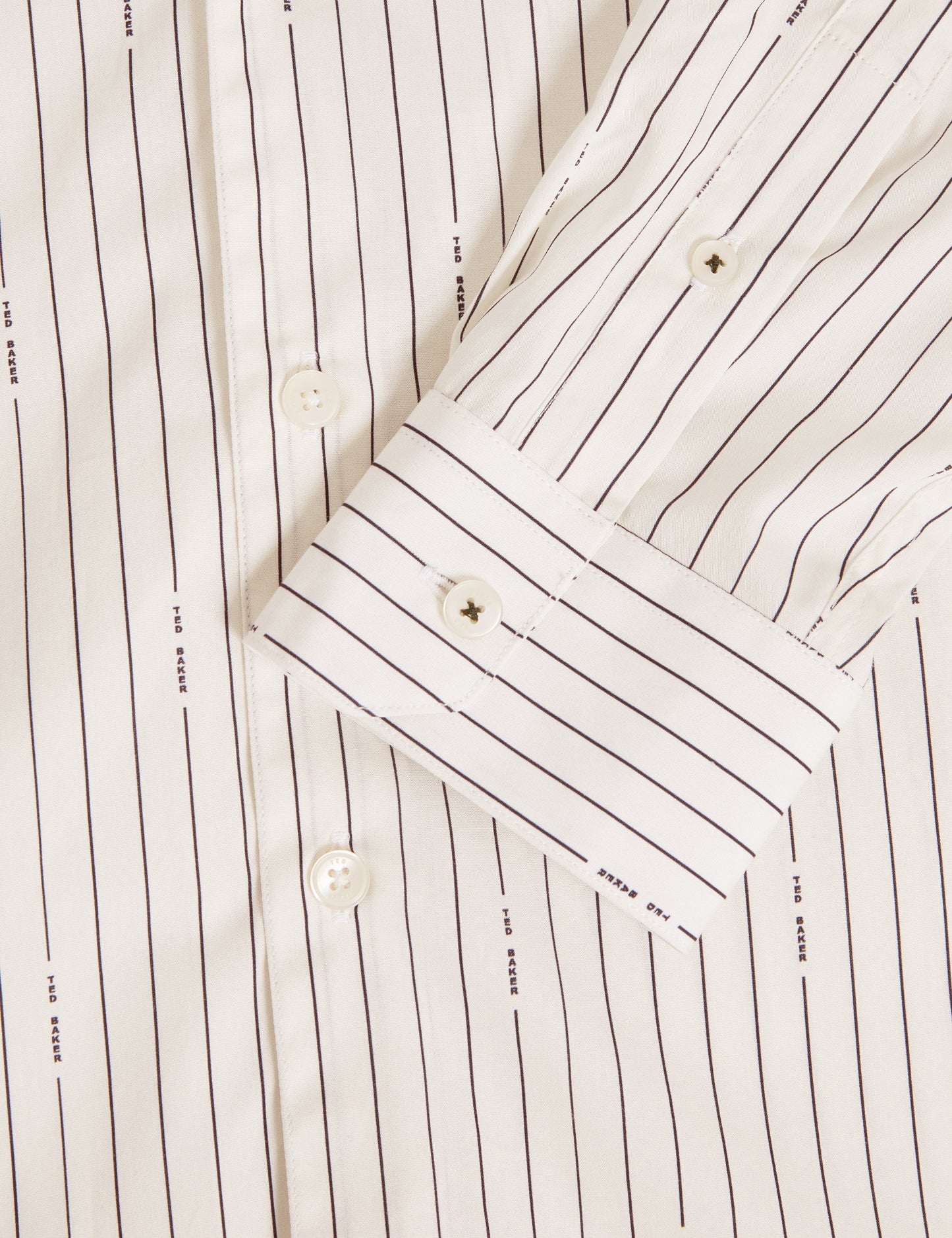 HANGENT: LS Regular Fit Branded Stripe Print Shirt