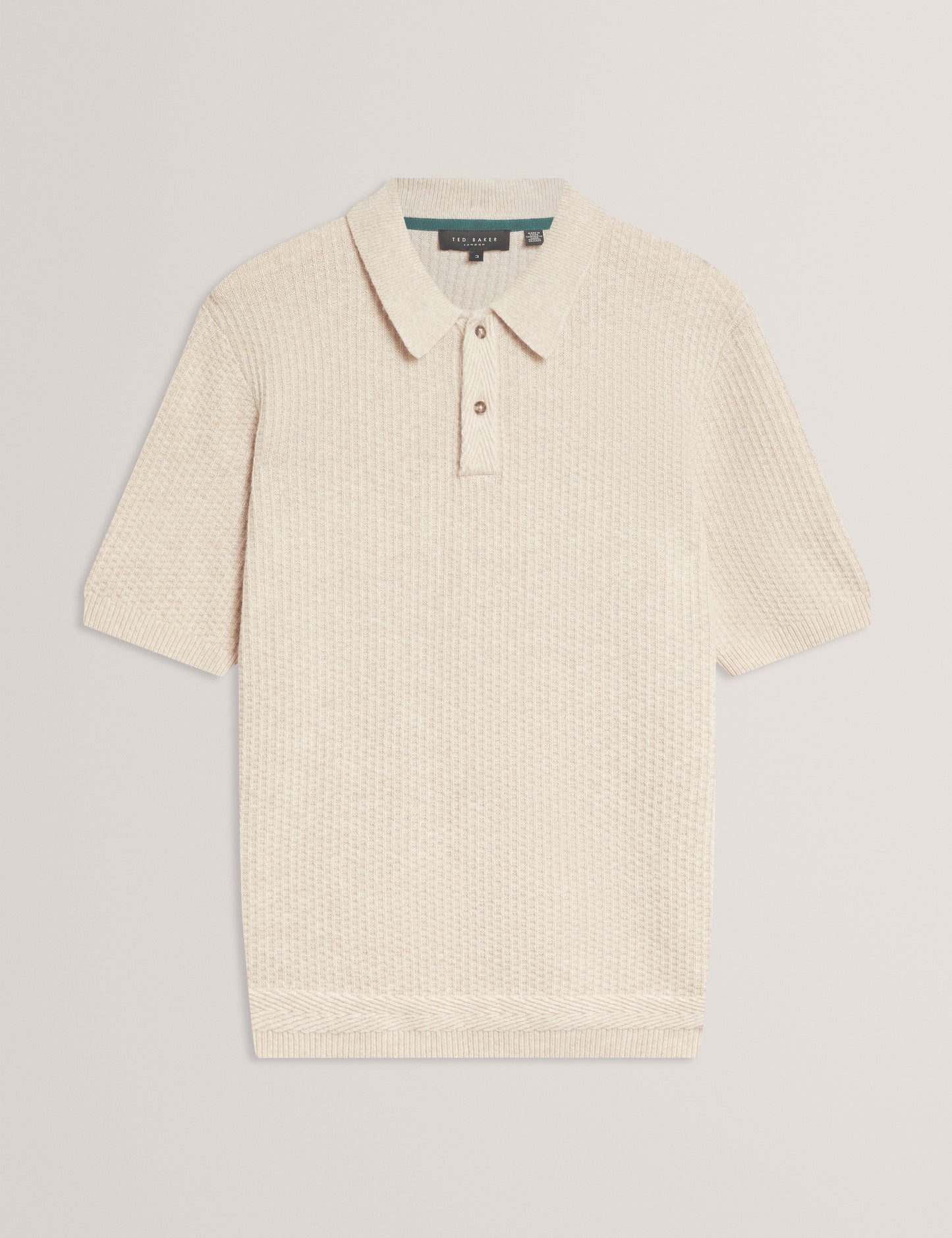 CAELUM: Herringbone Placement Stitch Polo