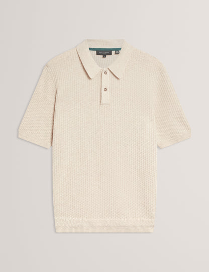 CAELUM: Herringbone Placement Stitch Polo