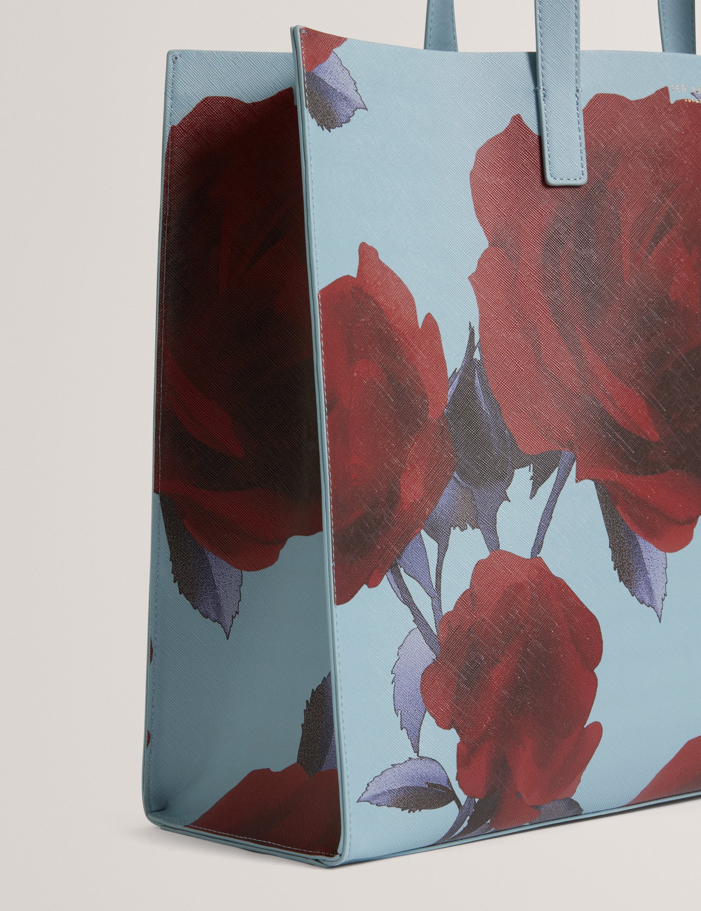 EMBERLI: Extra Large Rose Print Icon Bag