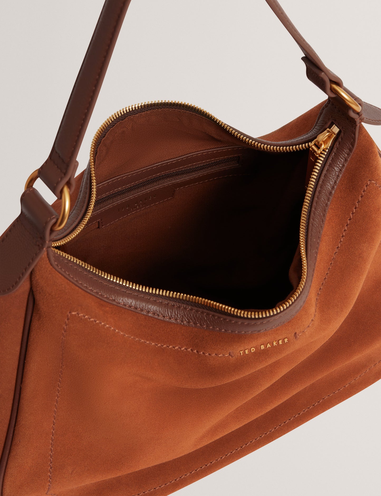 Women's SAMIYRA-WEBBING SUEDE HOBO BAG