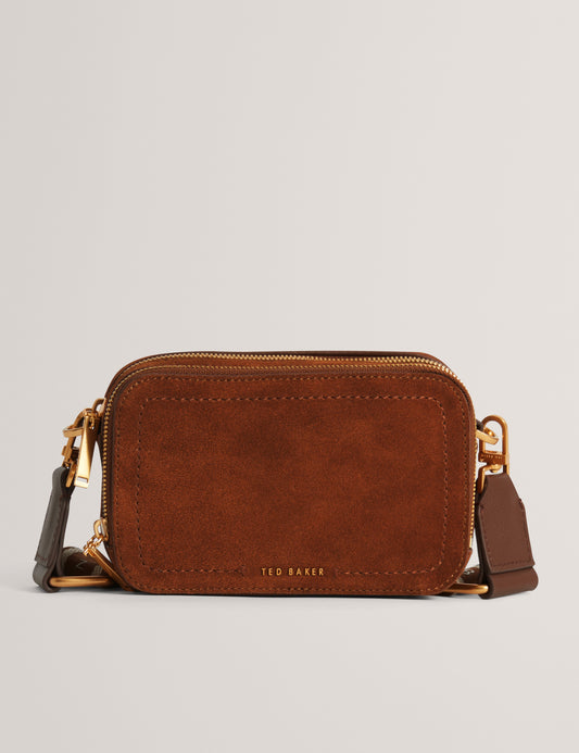Women's SHAYANN-WEBBING SUEDE CROSSBODY CAMERA BAG