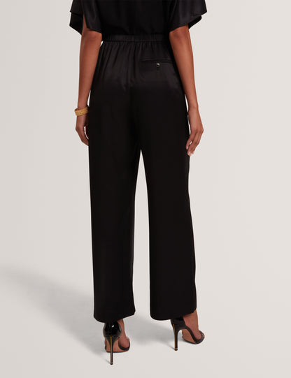 HERRIA: Straight Leg Elastic Back Trouser