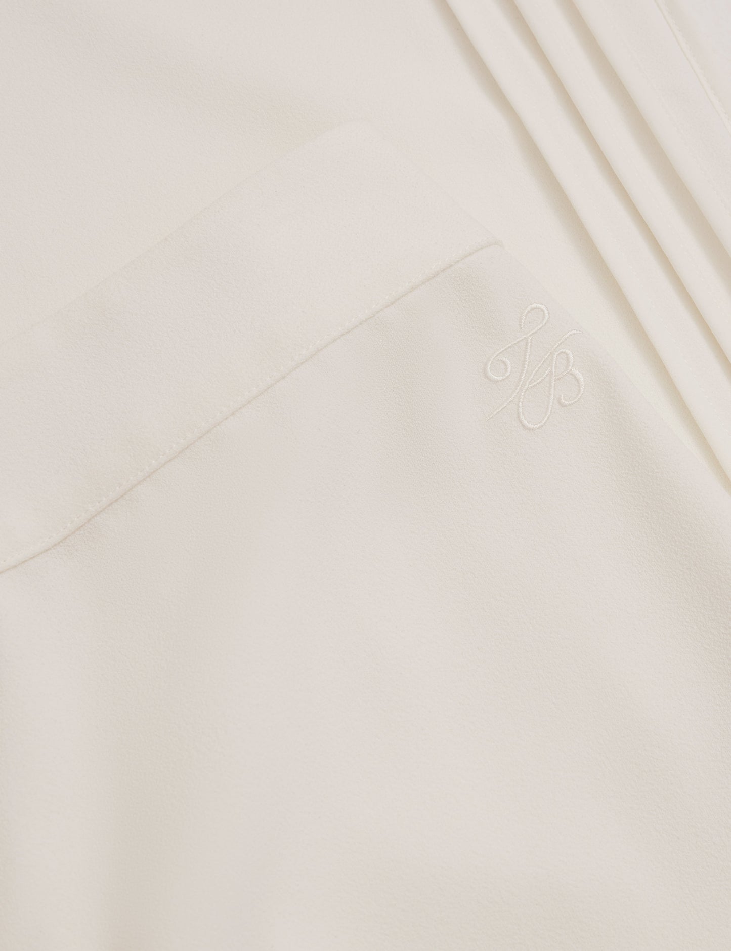 Women's GORJJA-Detail Wide Leg Crepe Trousers
