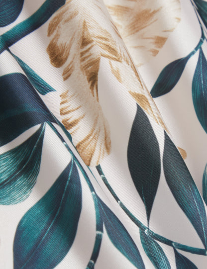 AYLLI: Printed Woven Front Sleeveless Top