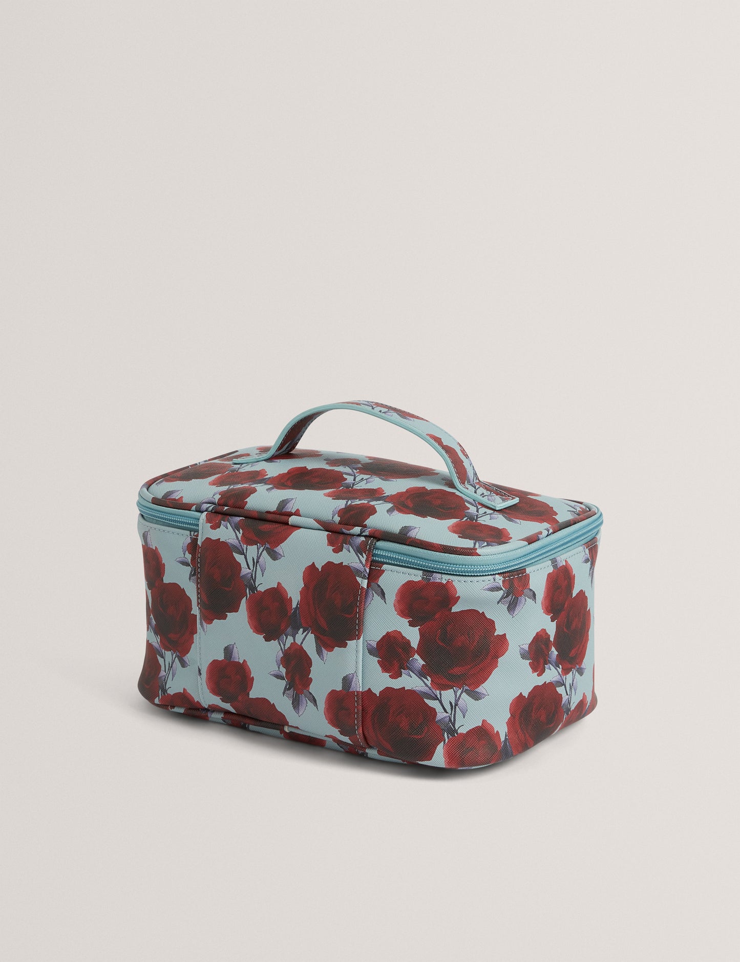 Women's EVALIIN-Large Rose Print Makeup Bag