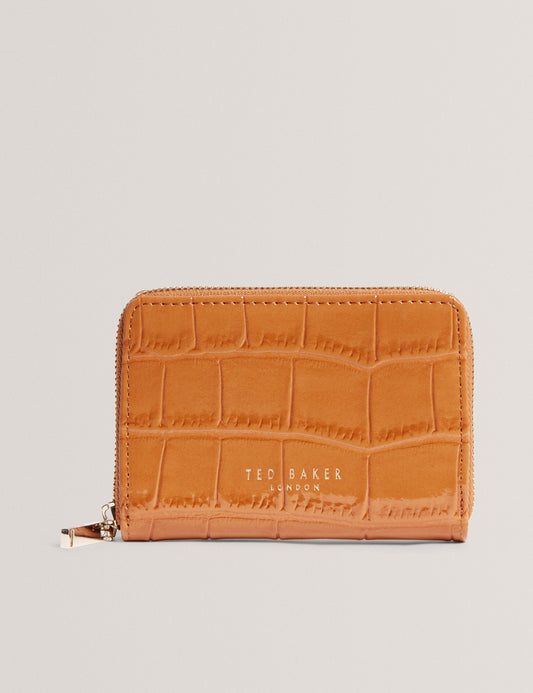 Women's VARLEE-Croc Effect Small Zip Around Wallet