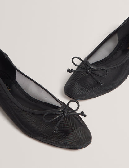 MERRISA: Mesh Ballet Flat