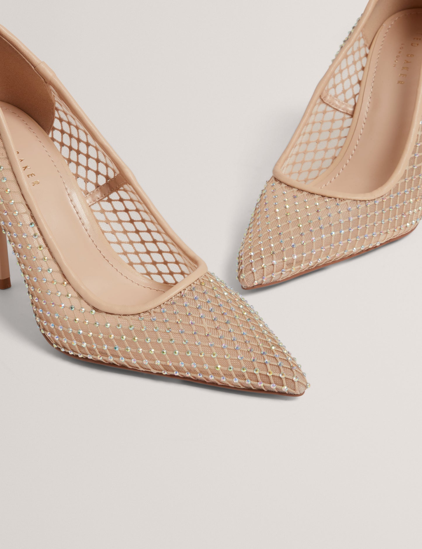 CRIISTA: Crystal Mesh Heel Shoe
