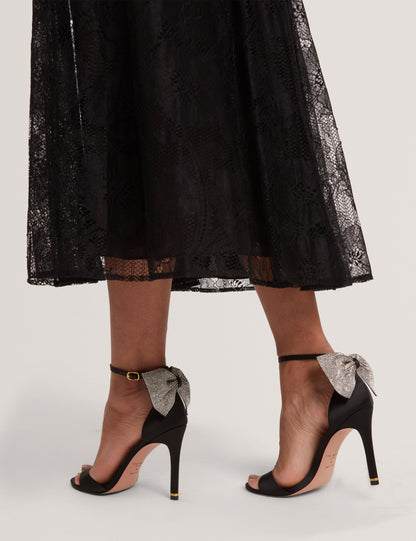 CRIISSY: Embellished Bow Detail Sandal