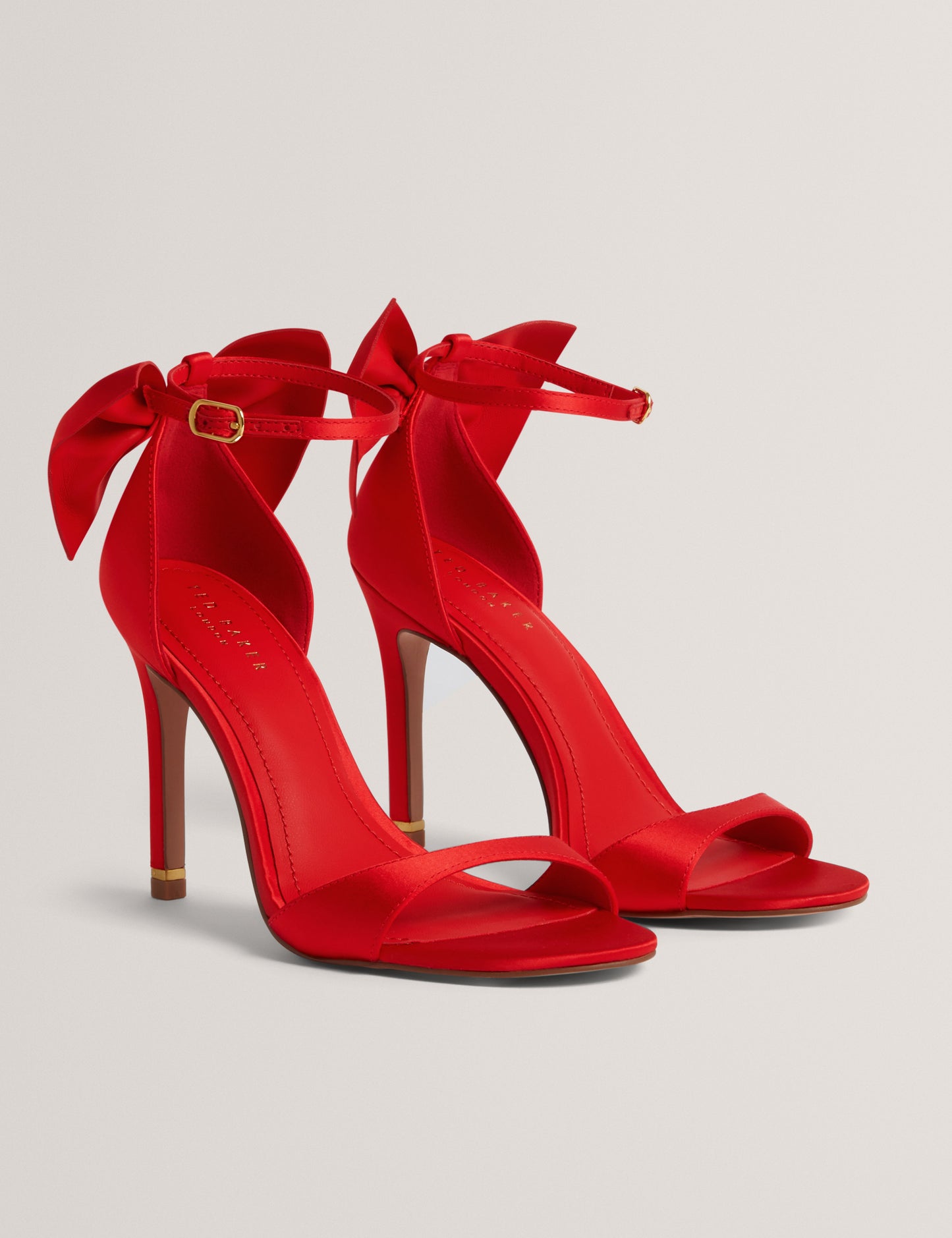 SOFELAA: Satin Bow Detail Sandal