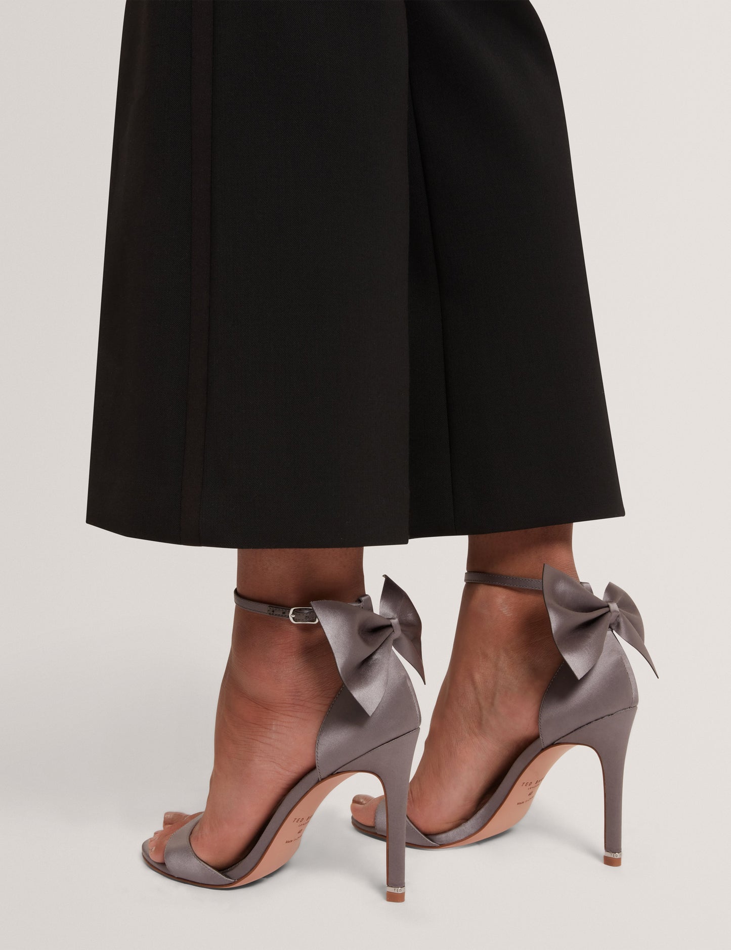 SOFELAA: Satin Bow Detail Sandal