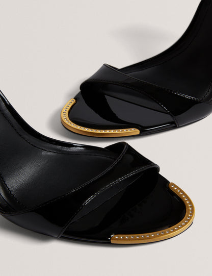 HELLIY: Leather Heeled Sandal