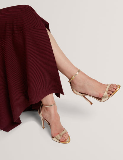 HELLIY: Leather Heeled Sandal