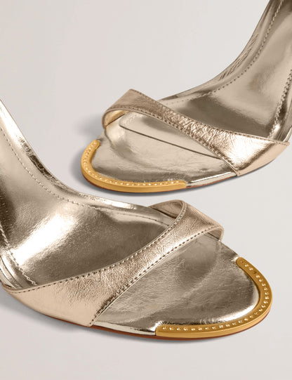 HELLIY: Leather Heeled Sandal