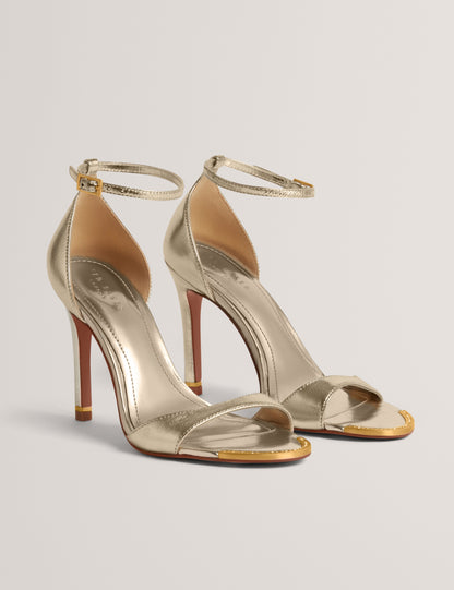 HELLIY: Leather Heeled Sandal