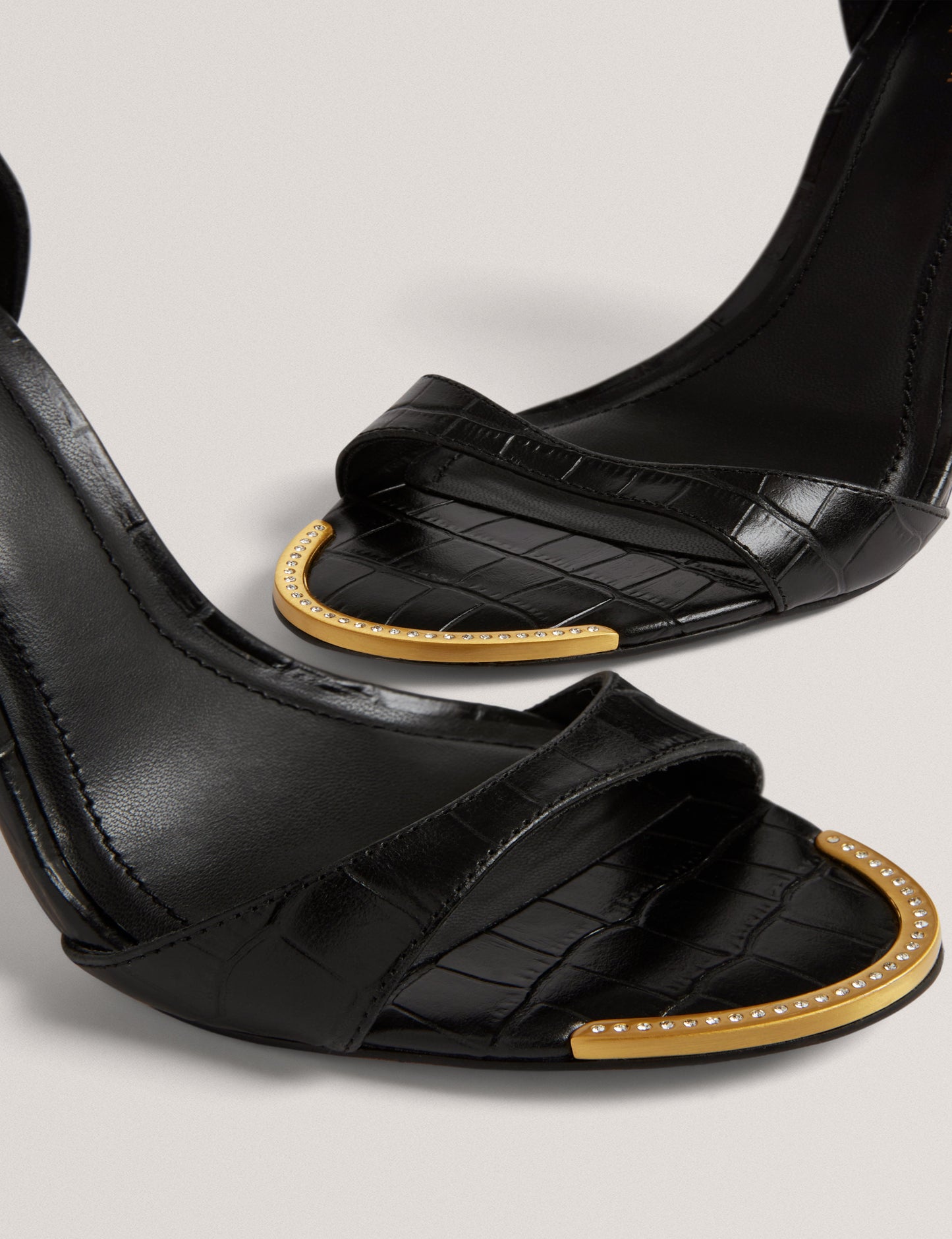 HELLIY: Leather Heeled Sandal