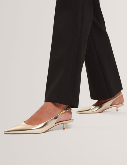 KITIY: Sling Back Kitten Heel