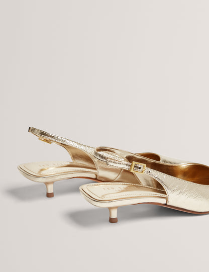 KITIY: Sling Back Kitten Heel