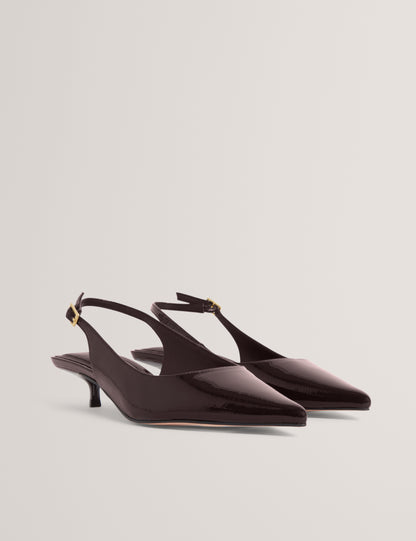 KITIY: Sling Back Kitten Heel