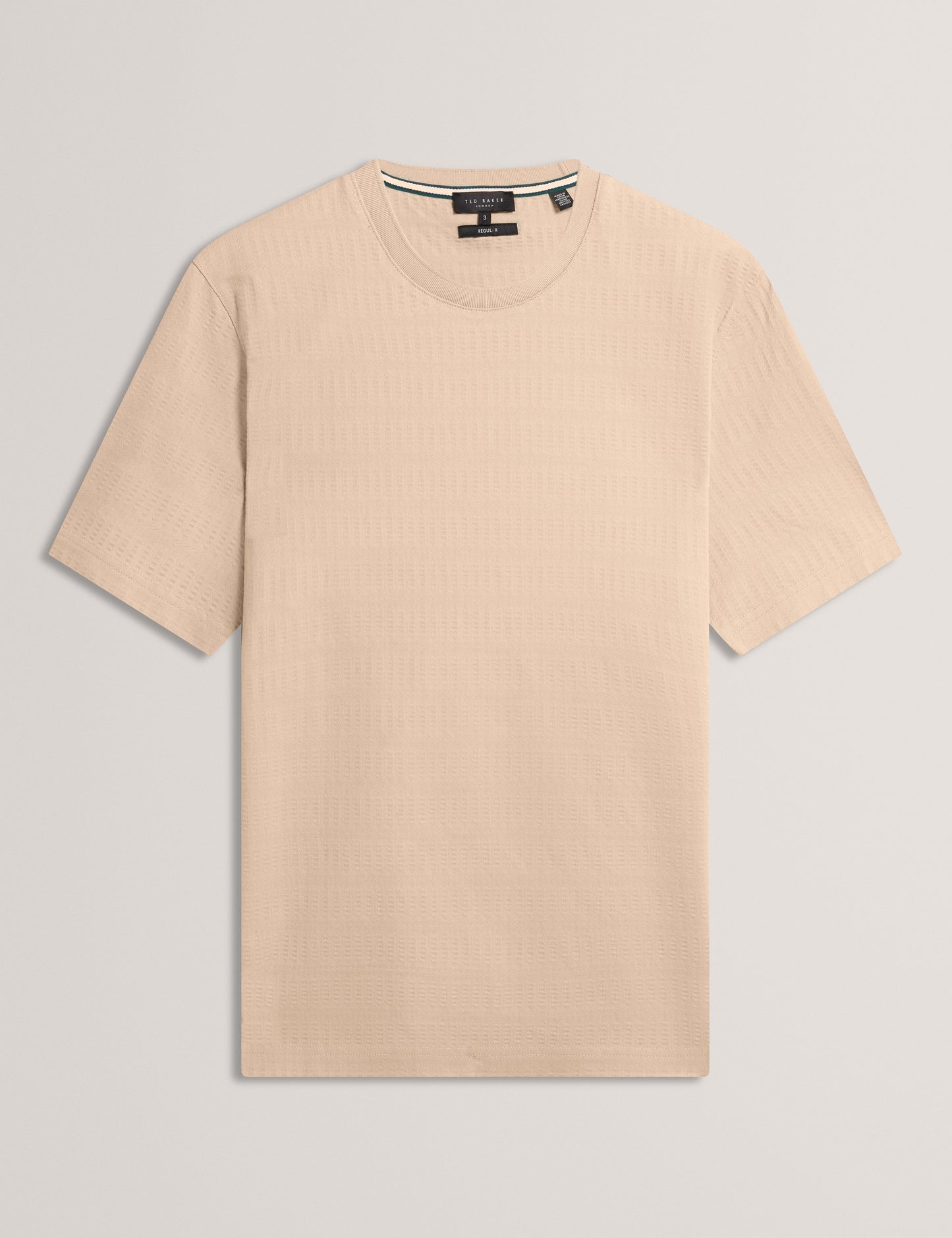 XADIEL: Ss Mixed Texture Stripe T-Shirt