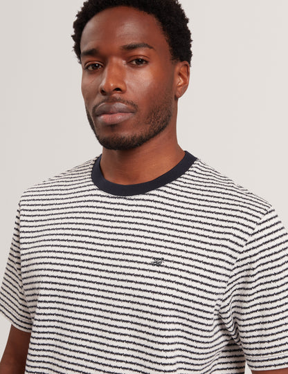 VEXRIN: Ss Oversized Striped T-Shirt