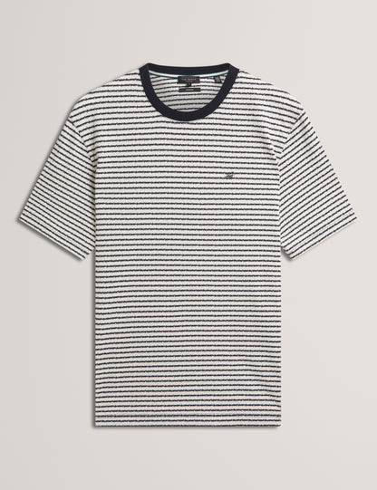VEXRIN: Ss Oversized Striped T-Shirt