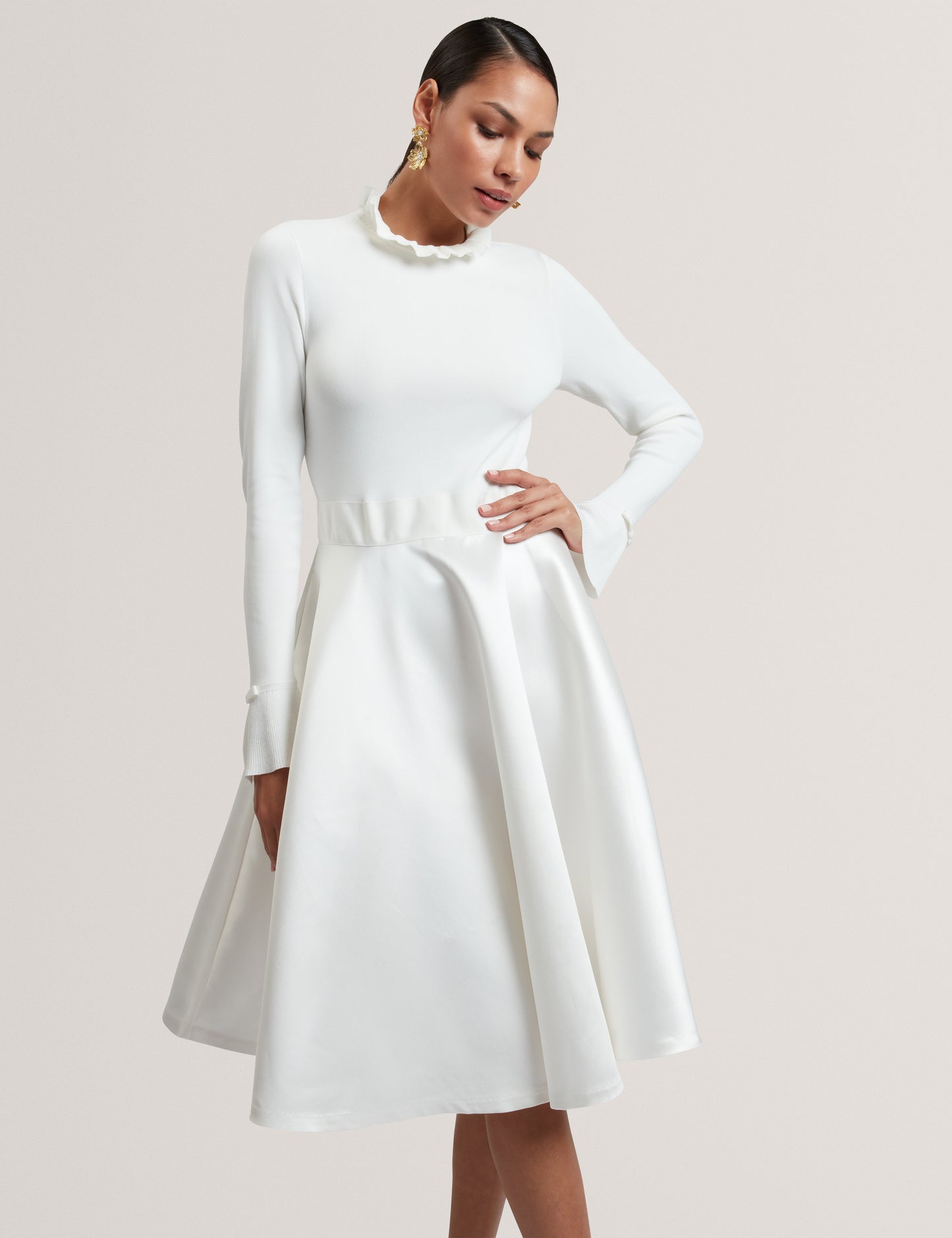 ZADI: Frill Skirt Dress