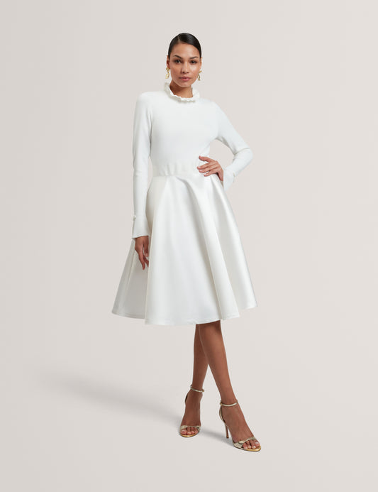 ZADI: Frill Skirt Dress