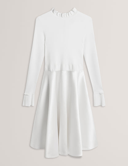 ZADI: Frill Skirt Dress