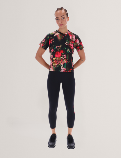 ELSIE: Floral Aeroflow T-Shirt