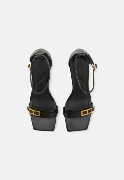 Women's Vidah-Buckle Strap Heeled Sandal Black