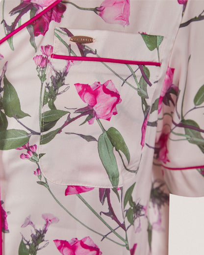 PENNY: SS Printed Satin Set