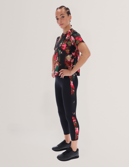 ELSIE: Floral Aeroflow T-Shirt