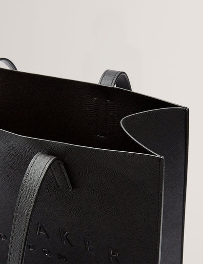 SOOCON: Crosshatch Large Icon Bag Black