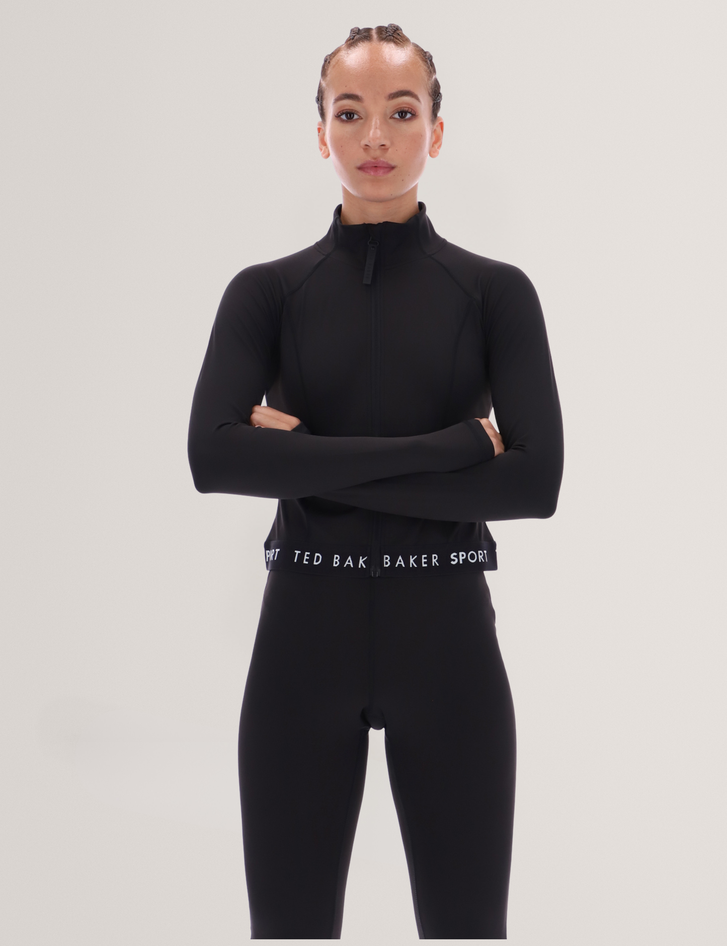 MARIE: Essentials Cropped Zip-Up Jacket