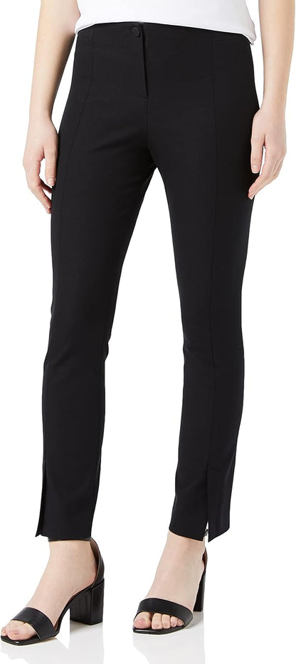 Women's Ozete Front Split Pants Black