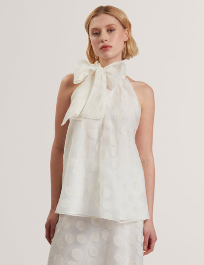 Women's ARBOAA-Drape Detail Halter Neck Top