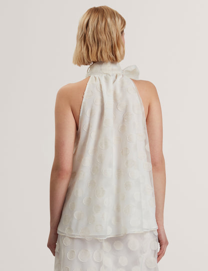 Women's ARBOAA-Drape Detail Halter Neck Top
