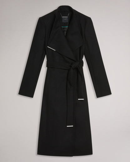 Women's Rose Coat Black