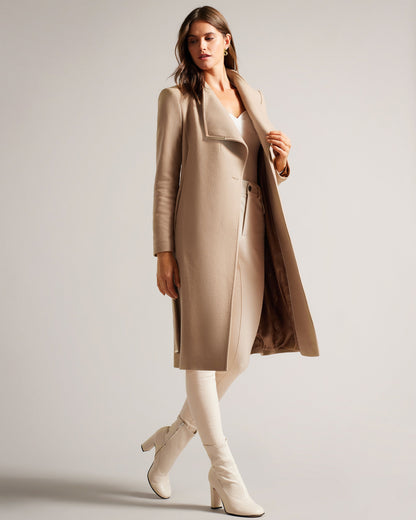 Women's Rose Coat Camel