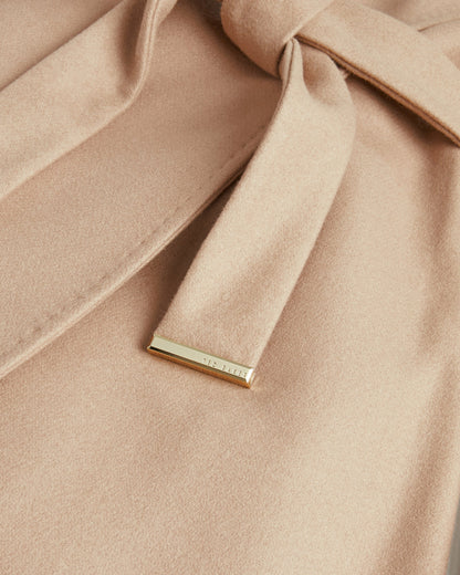 Women's Rose Coat Camel