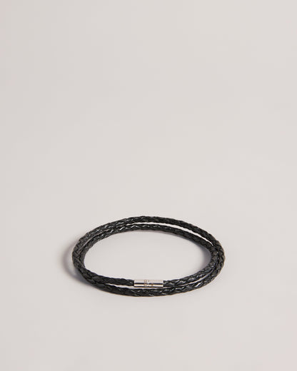 PPOUND: Woven Leather Bracelet