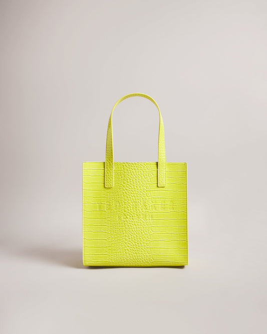 Women's Reptcon-Croc Effect Small Icon Bag Lime