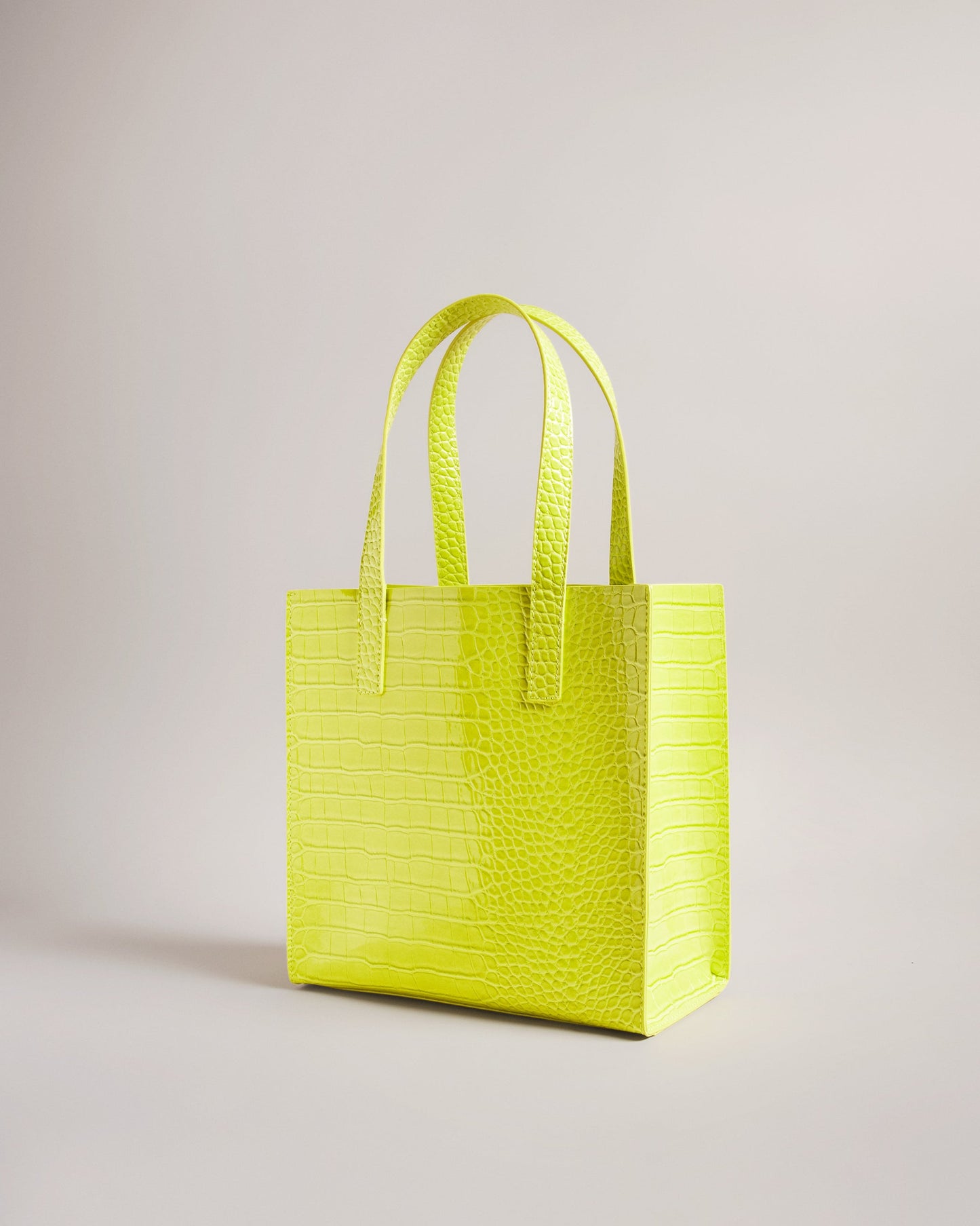 Women's Reptcon-Croc Effect Small Icon Bag Lime