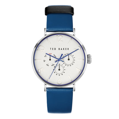 Men's Phylipa Blue Leather Watch
